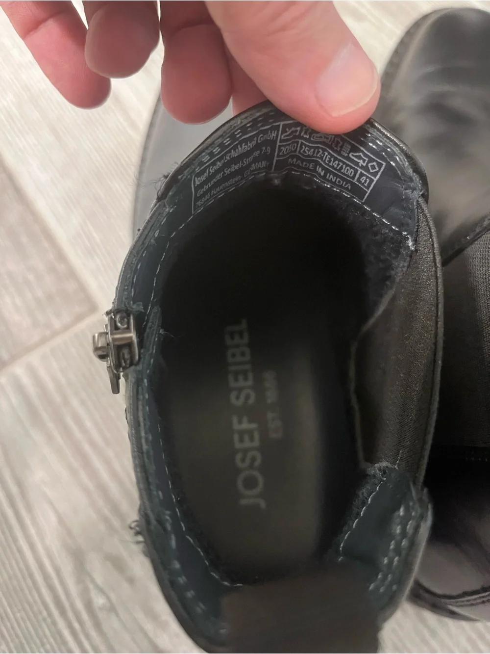 Josef Seibel smooth black